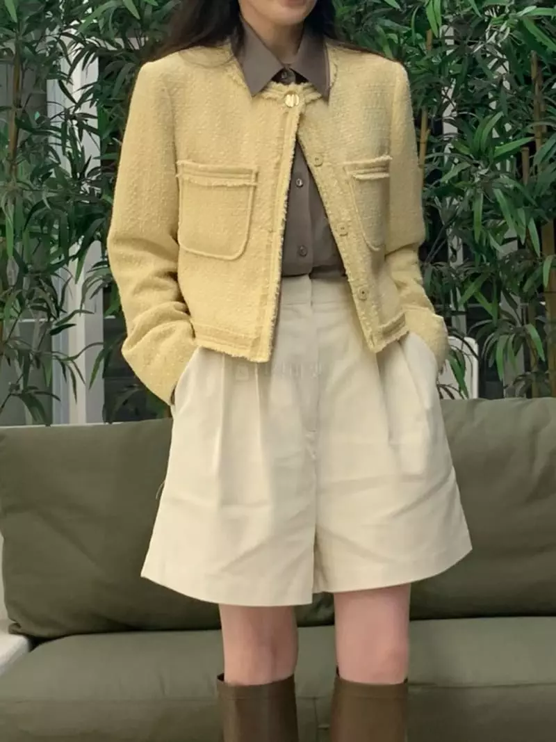 Daisy - Korean Women Fashion - #momslook - Co Twid Jacket - 4