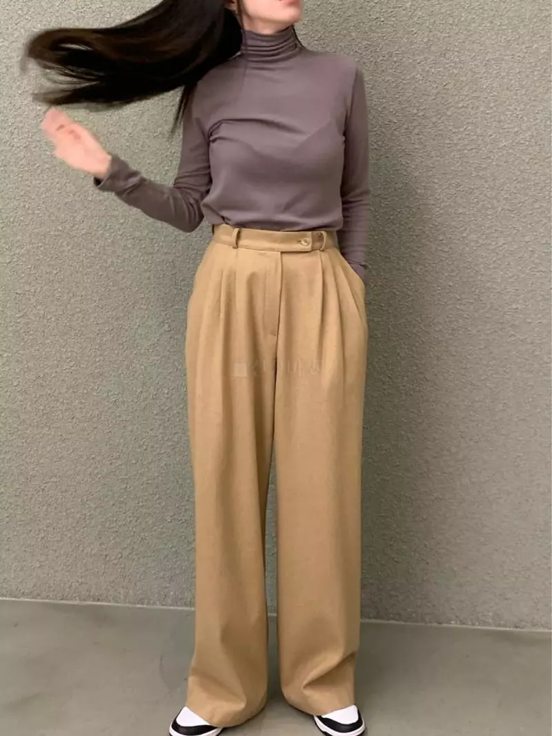 Daisy - Korean Women Fashion - #womensfashion - Pintuck Pants - 3
