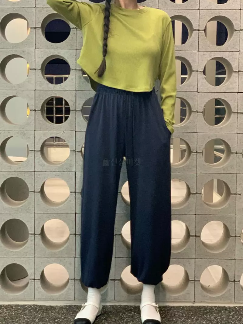 Daisy - Korean Women Fashion - #womensfashion - Waffle Pants - 10
