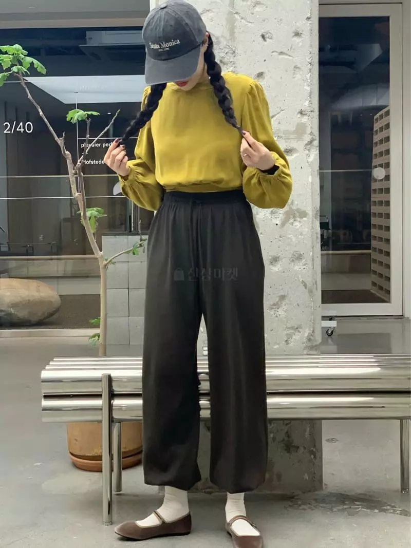 Daisy - Korean Women Fashion - #womensfashion - Waffle Pants - 6