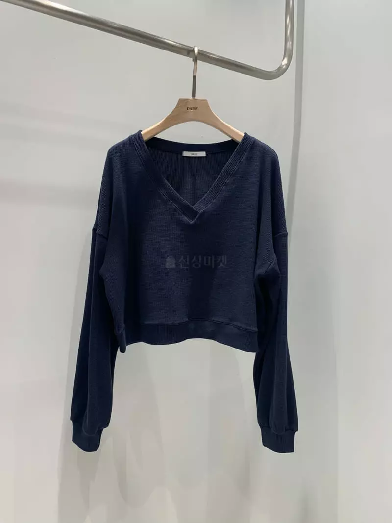 Daisy - Korean Women Fashion - #womensfashion - Waffle Sweatshirt - 5