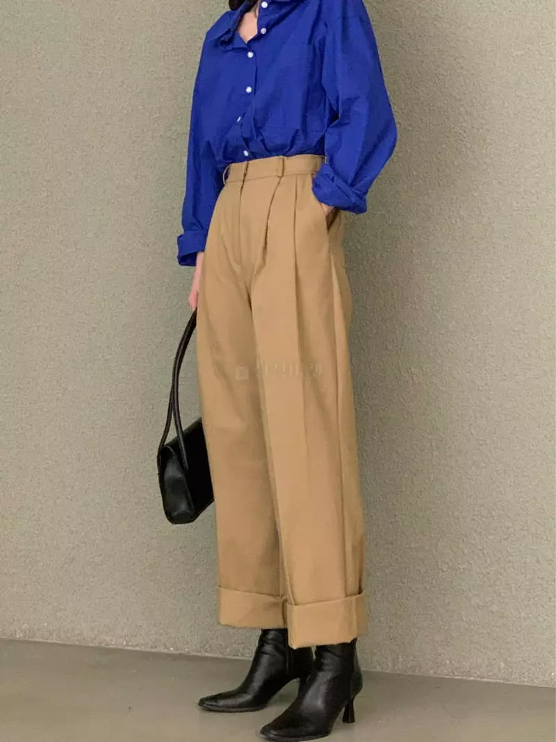 Daisy - Korean Women Fashion - #womensfashion - Yang Buckle Pants - 3