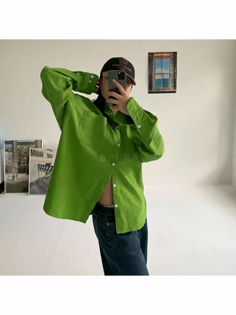 Dan - Korean Women Fashion - #womensfashion - Candy Shirt - 7