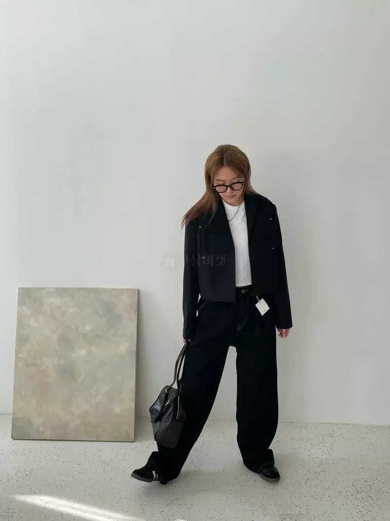 Dan - Korean Women Fashion - #womensfashion - Black Jeans - 2