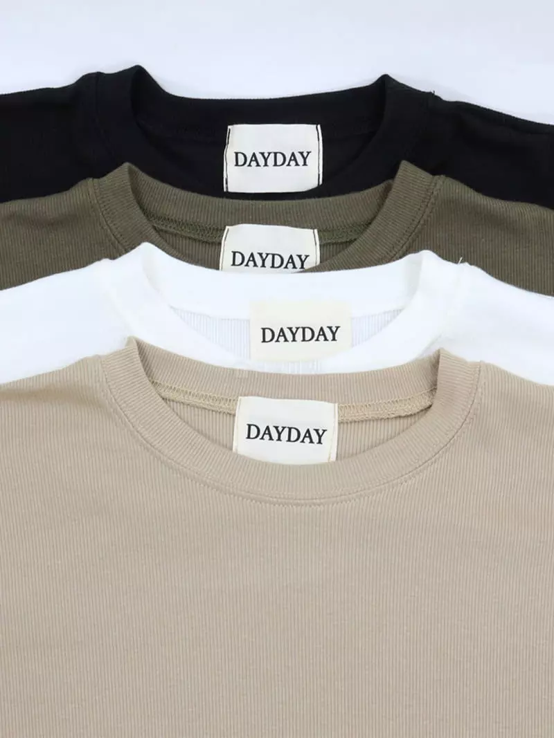 Dayday - Korean Women Fashion - #momslook - Tery Tee - 10