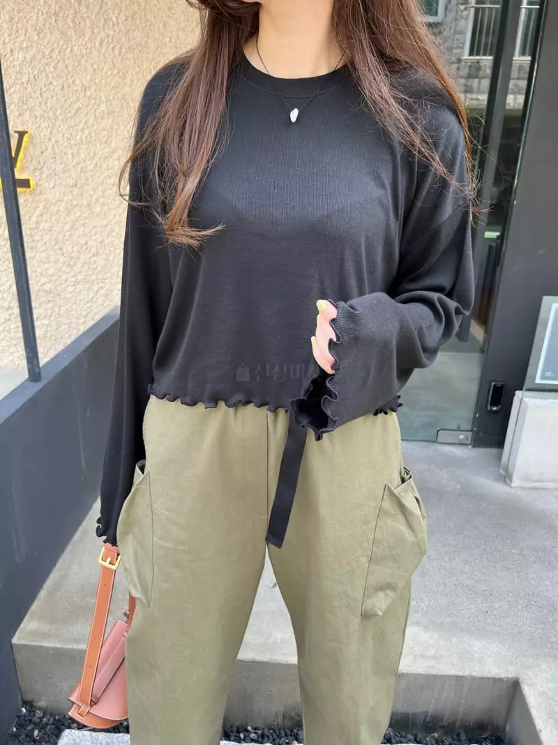 Dayday - Korean Women Fashion - #momslook - Tery Tee - 6