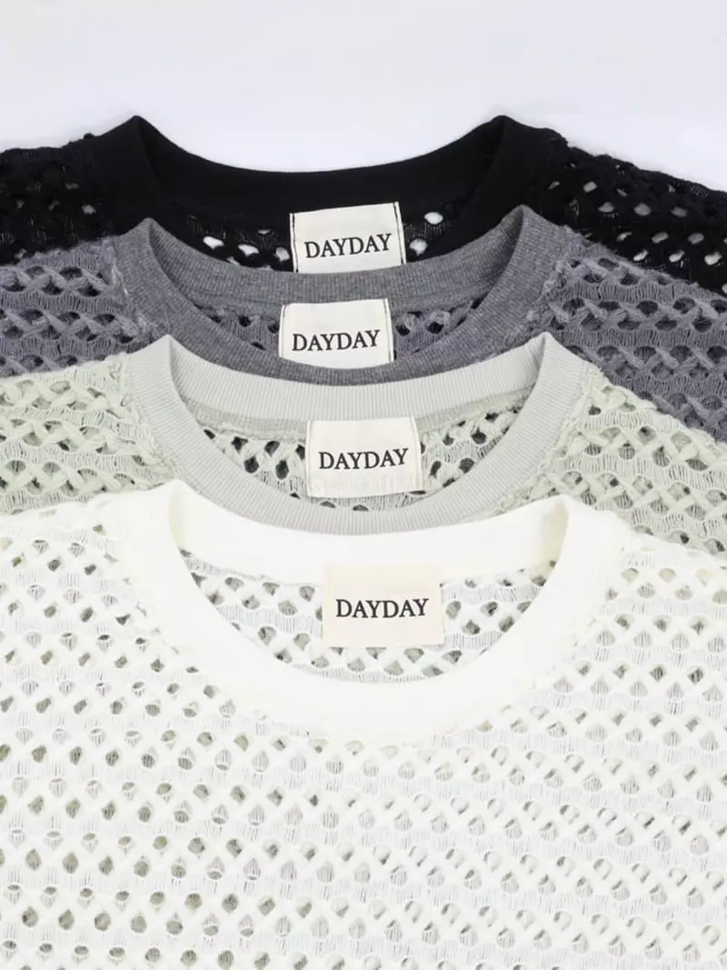 Dayday - Korean Women Fashion - #momslook - Twist Knit Tee - 10