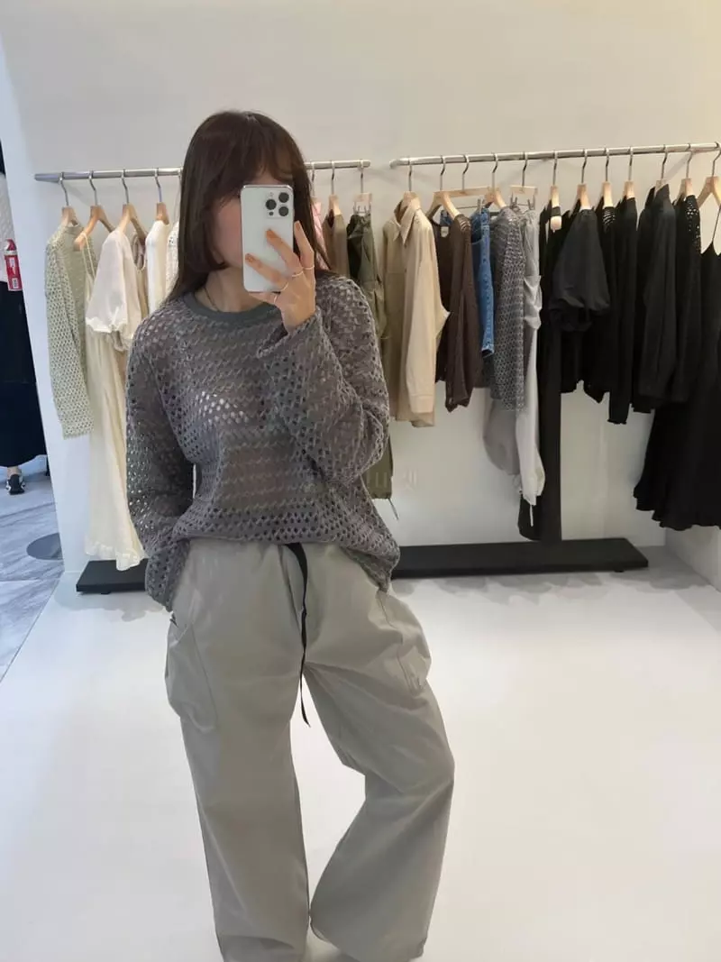 Dayday - Korean Women Fashion - #momslook - Twist Knit Tee - 3