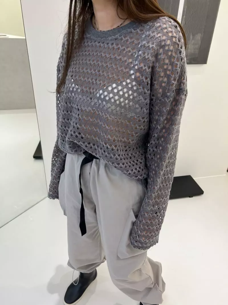 Dayday - Korean Women Fashion - #momslook - Twist Knit Tee - 5