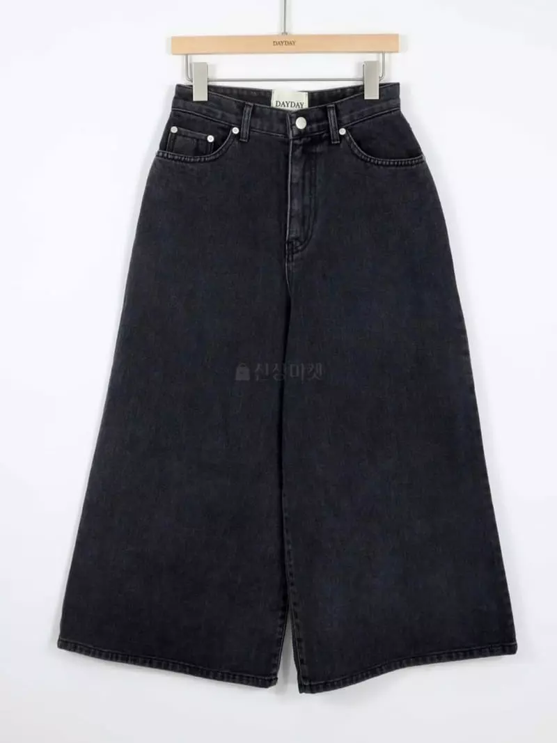 Dayday - Korean Women Fashion - #momslook - Wide Black Pants - 9