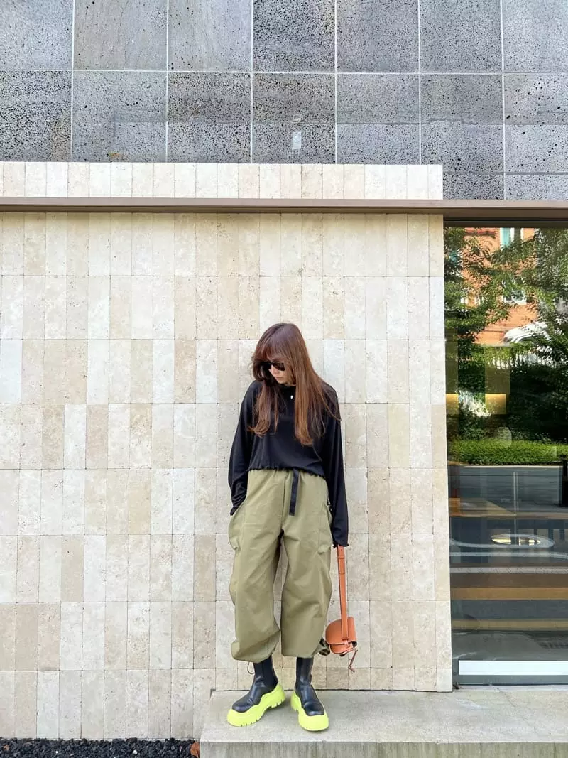 Dayday - Korean Women Fashion - #momslook - Belt Pants