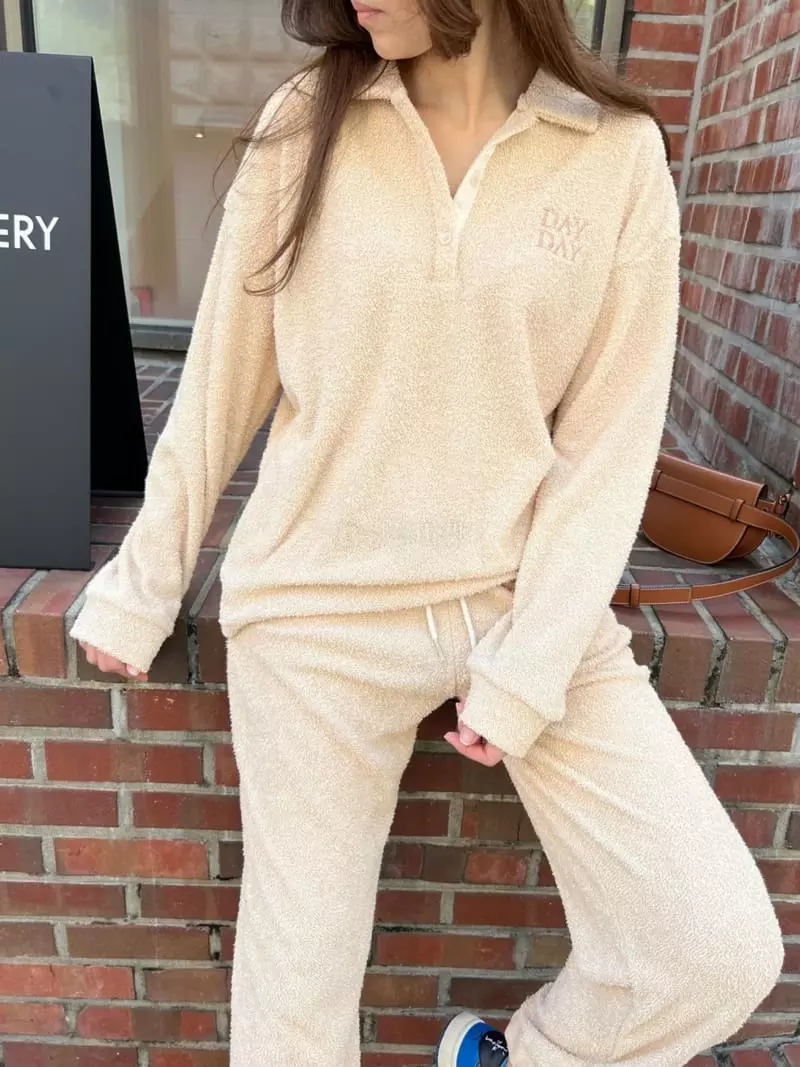 Dayday - Korean Women Fashion - #momslook - Terrry Tee - 7