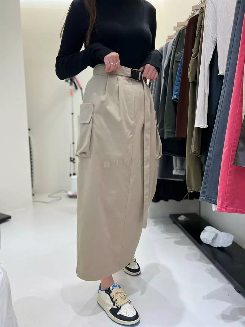 Dayday - Korean Women Fashion - #restrostyle - Belt Skirt - 7