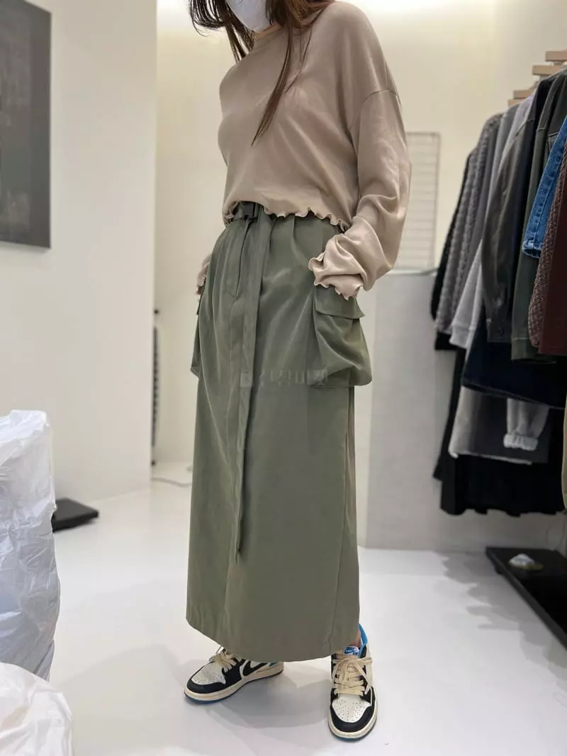 Dayday - Korean Women Fashion - #romanticstyle - Belt Skirt - 8
