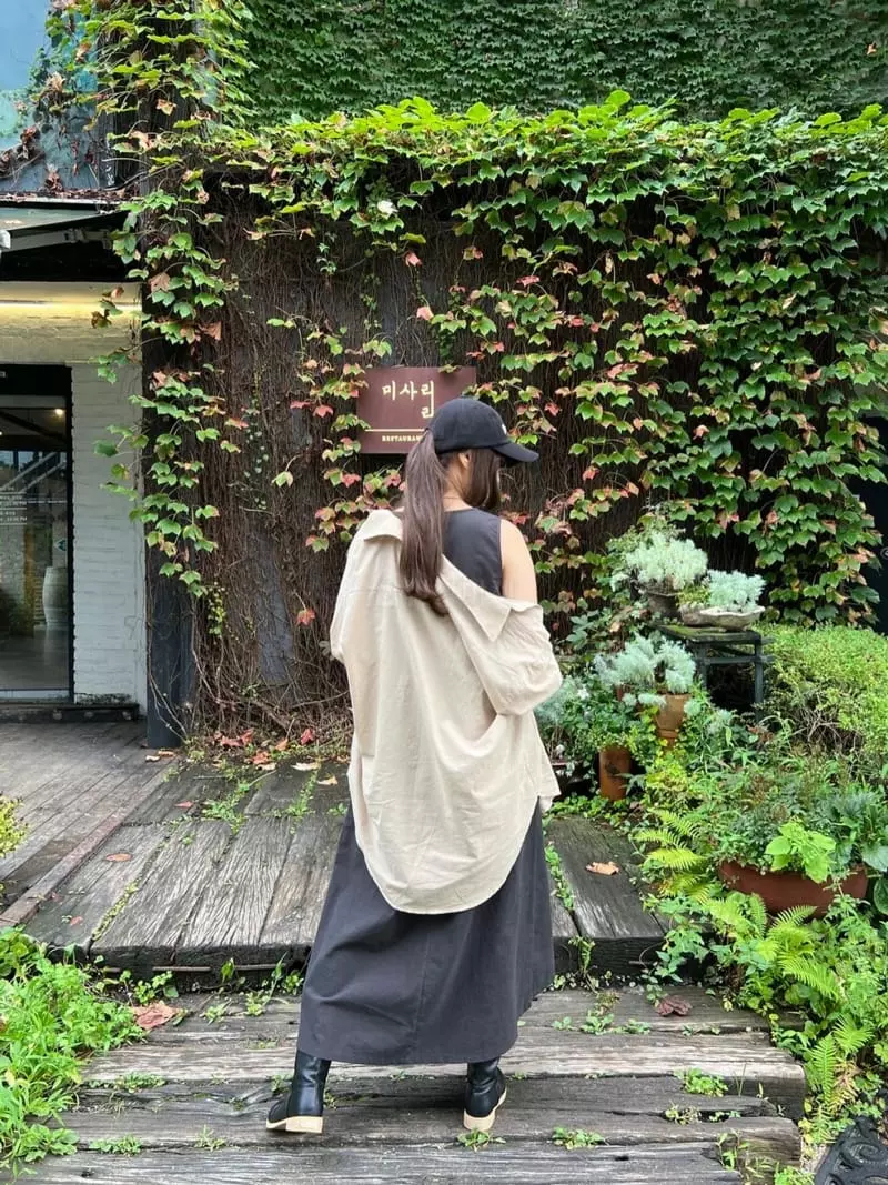 Dayday - Korean Women Fashion - #romanticstyle - Sleeveless One-piece - 6