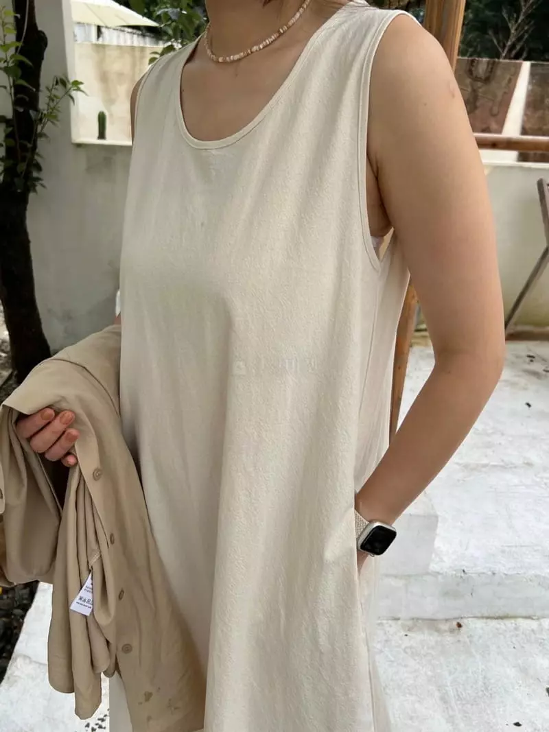 Dayday - Korean Women Fashion - #thatsdarling - Sleeveless One-piece - 8