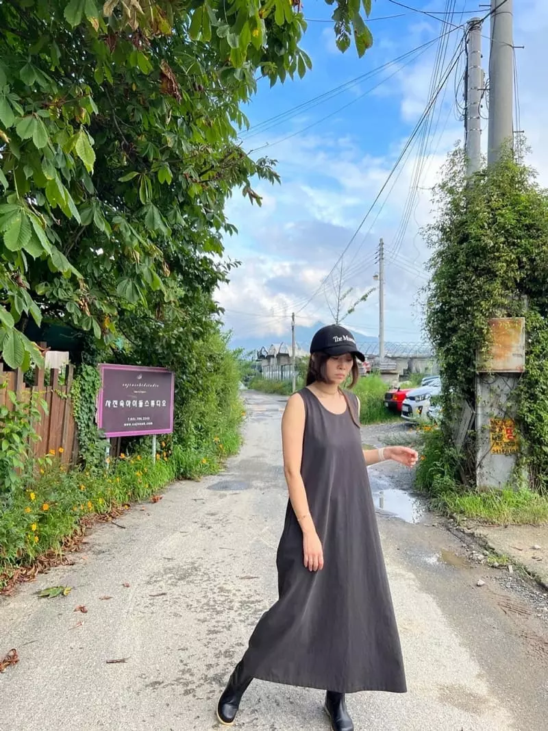 Dayday - Korean Women Fashion - #vintageinspired - Sleeveless One-piece - 2