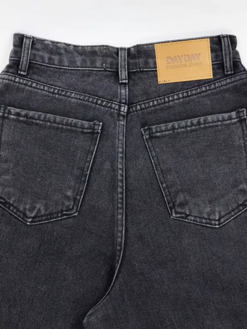 Dayday - Korean Women Fashion - #vintagekidsstyle - Wide Black Pants - 12