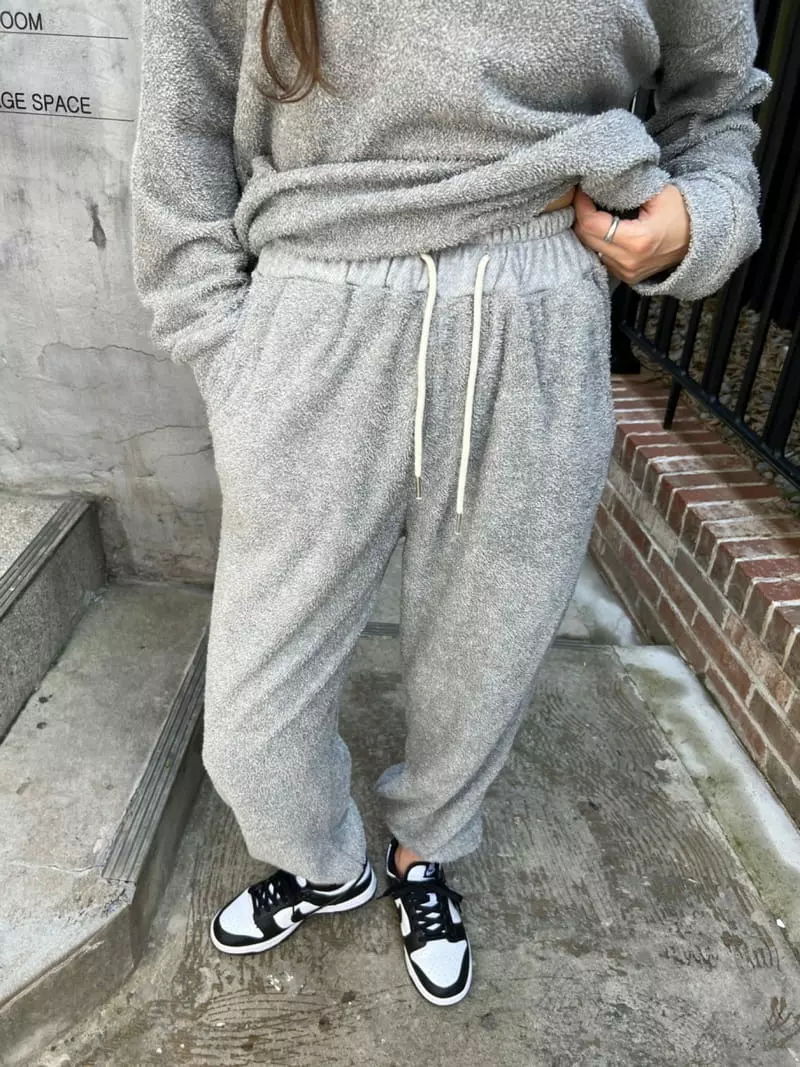 Dayday - Korean Women Fashion - #vintagekidsstyle - Terry Pants