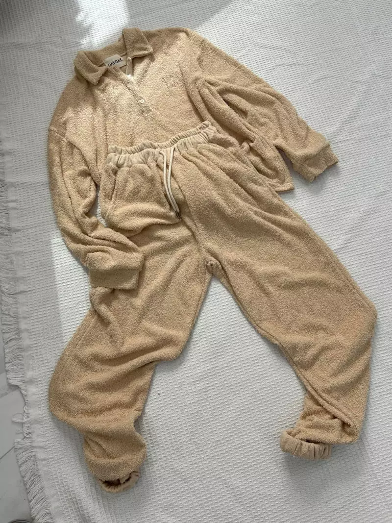Dayday - Korean Women Fashion - #womensfashion - Terry Pants - 9