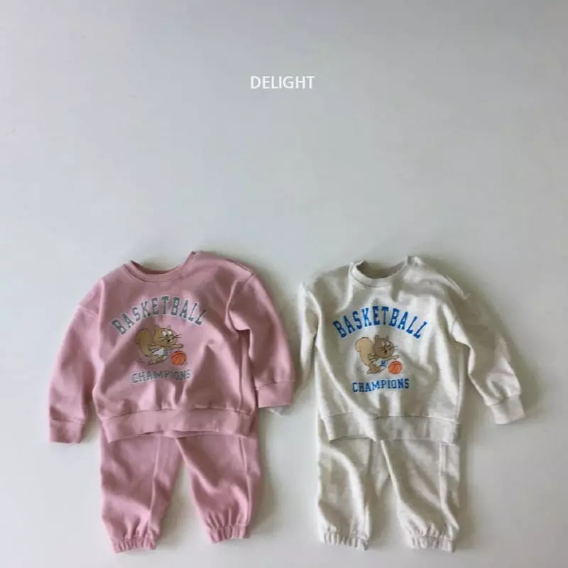 Delight - Korean Children Fashion - #Kfashion4kids - Squirrel Top Bottom Set