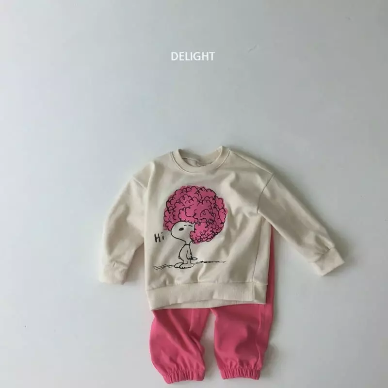 Delight - Korean Children Fashion - #childofig - Pama Top Bottom Set - 8