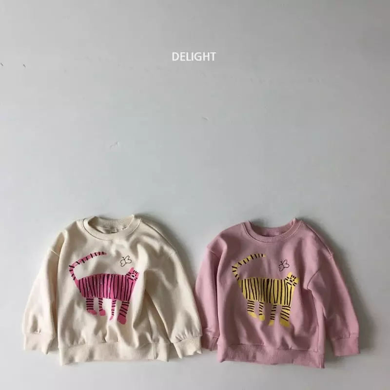 Delight - Korean Children Fashion - #childofig - Tiger And Butterfly Top Bottom Set - 6