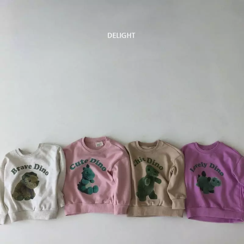 Delight - Korean Children Fashion - #childofig - Patch Dino Top Bottom Set