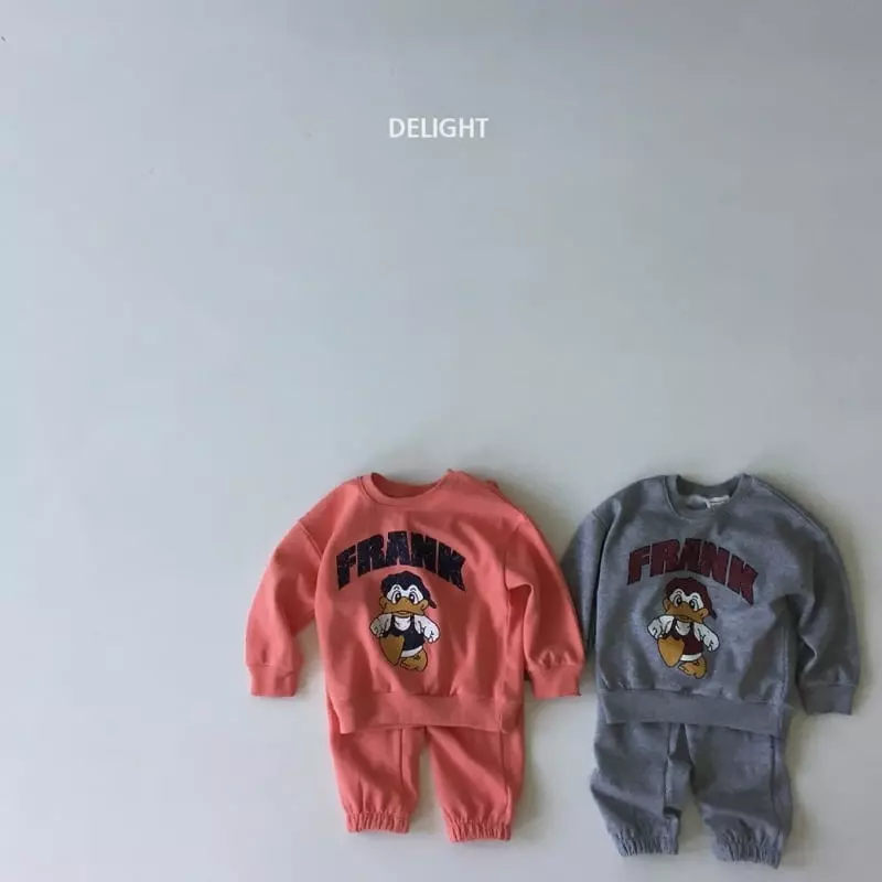 Delight - Korean Children Fashion - #childrensboutique - Frank Top Bottom Set - 2