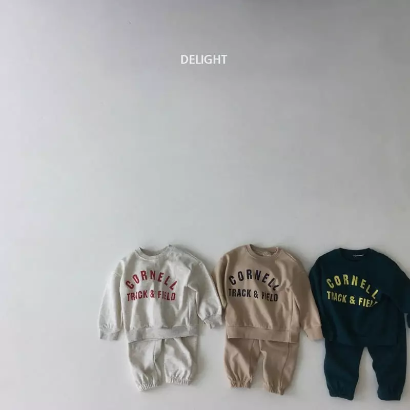 Delight - Korean Children Fashion - #discoveringself - Classic Connel Top Bottom Set - 2