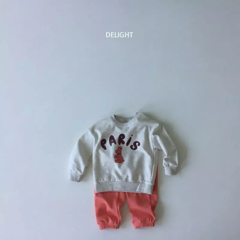 Delight - Korean Children Fashion - #kidsshorts - Paaris Bear Top Bottom Set - 8