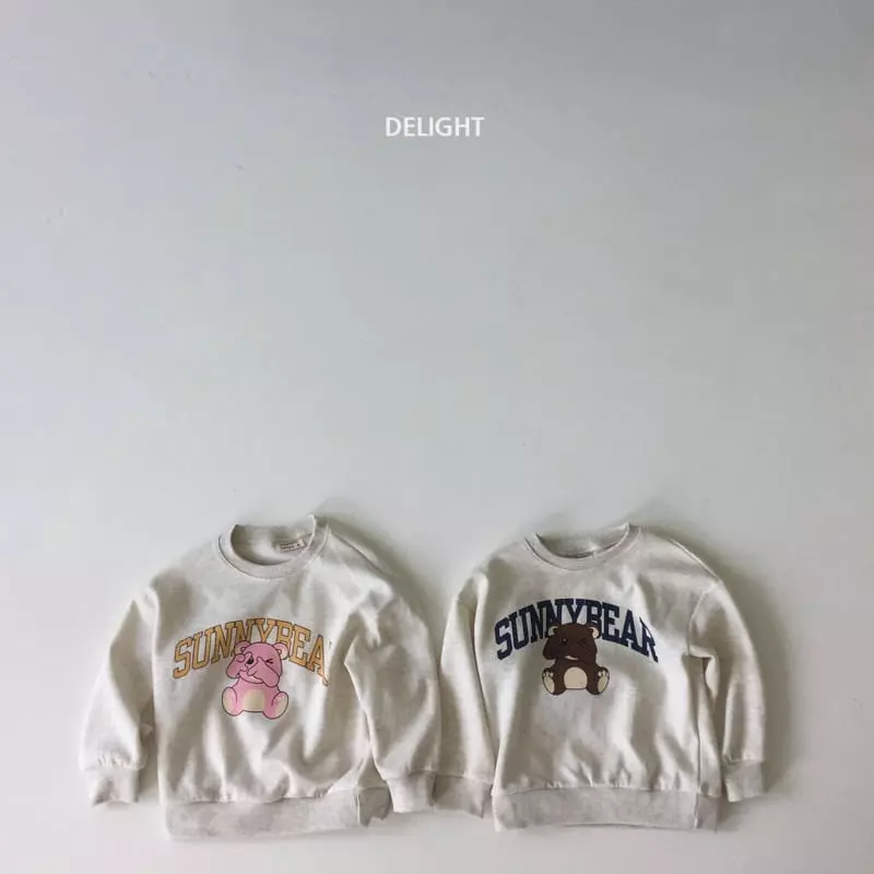 Delight - Korean Children Fashion - #littlefashionista - Sunny Bear Top Bottom Set - 6