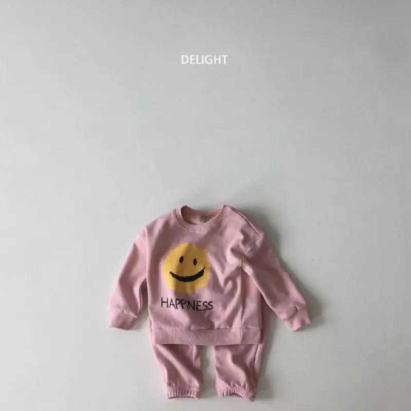 Delight - Korean Children Fashion - #magicofchildhood - Happy Top Bottom Set - 8