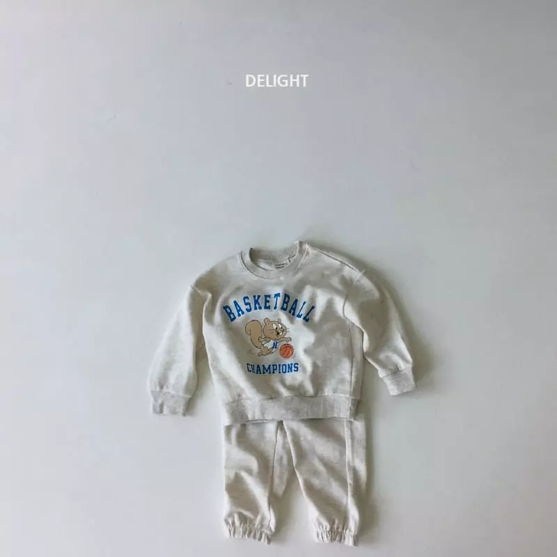 Delight - Korean Children Fashion - #magicofchildhood - Squirrel Top Bottom Set - 4