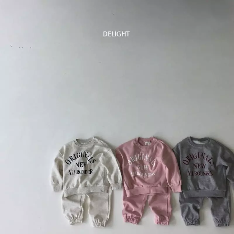 Delight - Korean Children Fashion - #toddlerclothing - Classic Original Top Bottom Set - 2