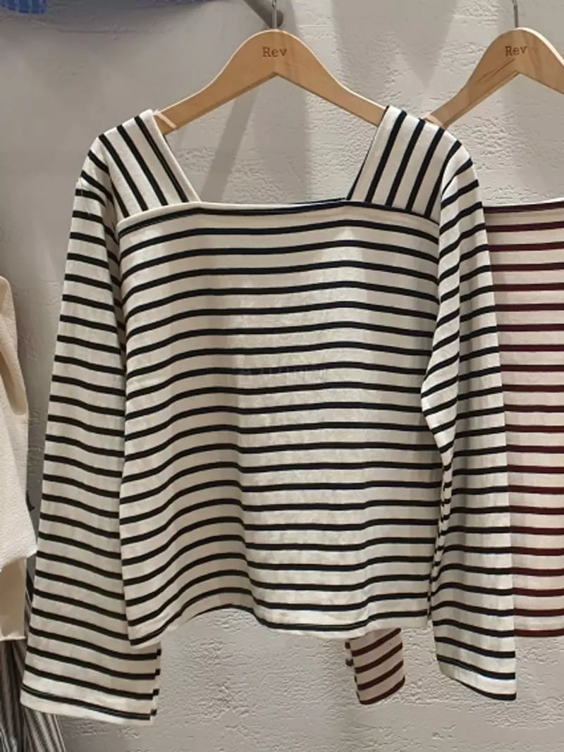 Denali - Korean Women Fashion - #womensfashion - Stripes Tee - 11