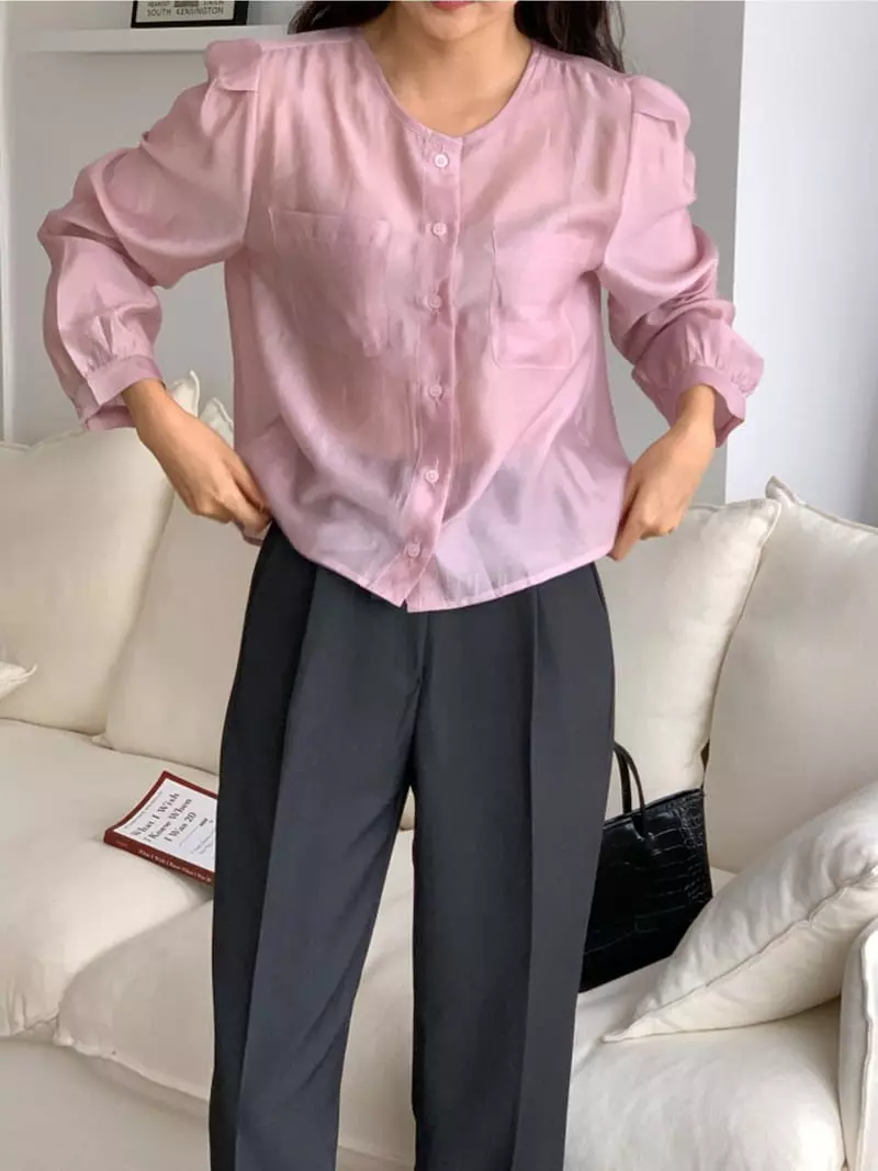 Denali - Korean Women Fashion - #womensfashion - Lobe Blouse - 9