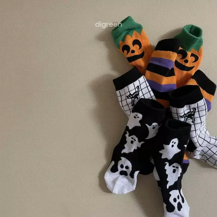 Digreen - Korean Children Fashion - #Kfashion4kids - Halloween Socks - 2