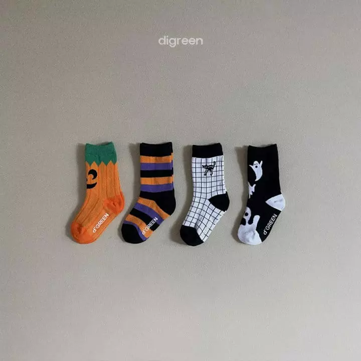 Digreen - Korean Children Fashion - #littlefashionista - Halloween Socks - 3