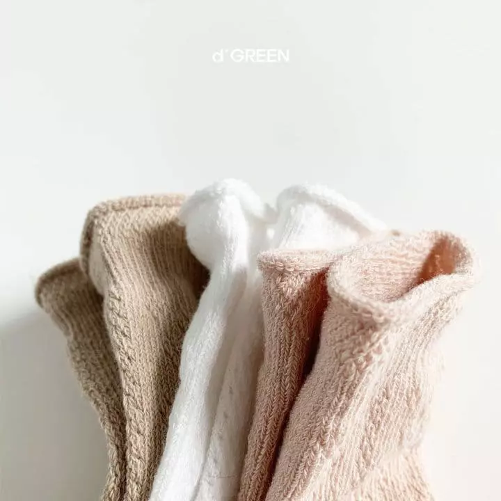 Digreen - Korean Children Fashion - #littlefashionista - Flora Socks