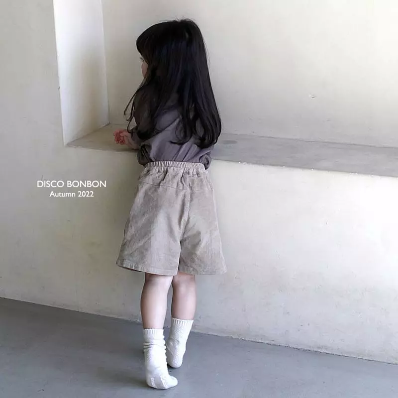 Disco Bonbon - Korean Children Fashion - #Kfashion4kids - Cheese Span Rib Shorts - 6