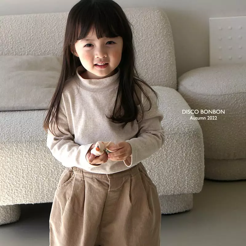 Disco Bonbon - Korean Children Fashion - #childofig - Soft Turtleneck Tee - 7