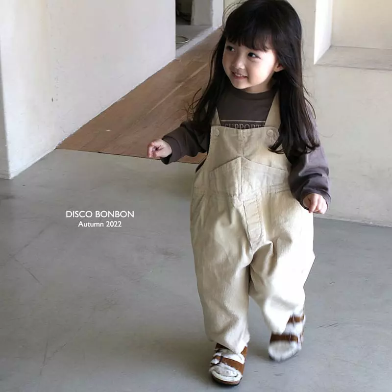 Disco Bonbon - Korean Children Fashion - #childofig - Lego Rib Dungarees