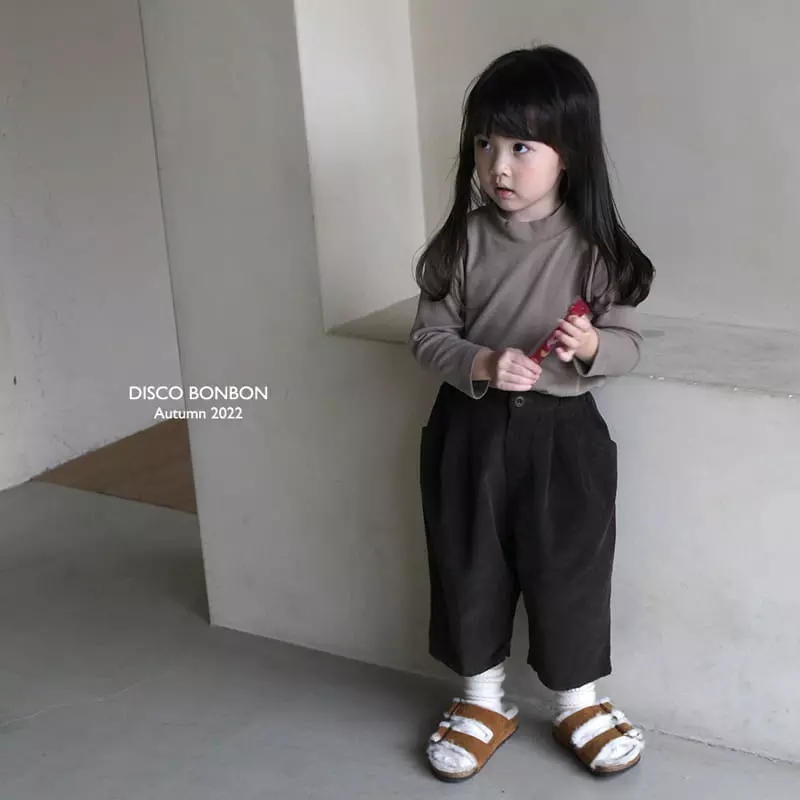 Disco Bonbon - Korean Children Fashion - #childofig - Rib Pants - 10