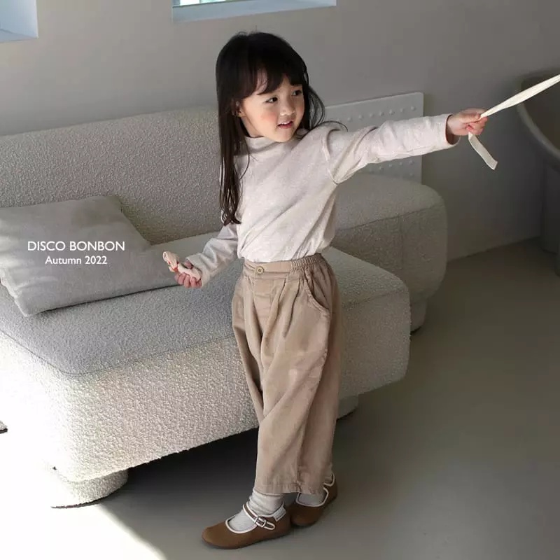 Disco Bonbon - Korean Children Fashion - #childrensboutique - Soft Turtleneck Tee - 8
