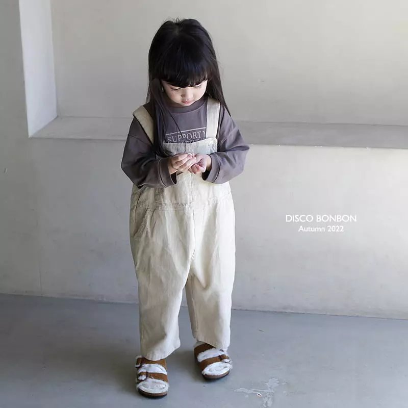 Disco Bonbon - Korean Children Fashion - #childrensboutique - Lego Rib Dungarees - 2