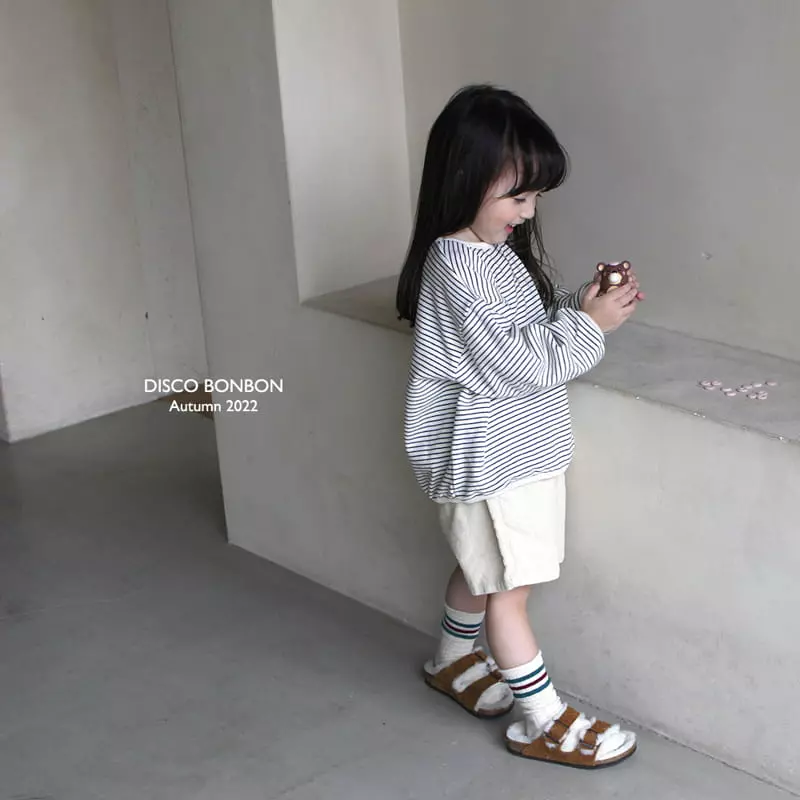 Disco Bonbon - Korean Children Fashion - #designkidswear - Stripes Sweatshirt - 10