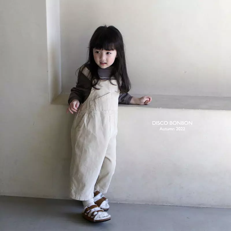 Disco Bonbon - Korean Children Fashion - #designkidswear - Lego Rib Dungarees - 3