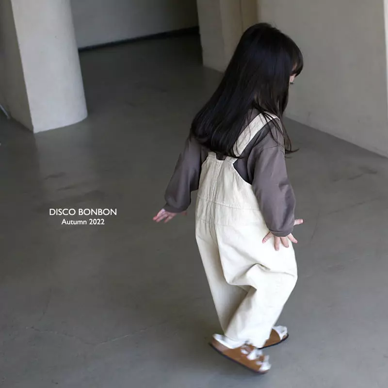 Disco Bonbon - Korean Children Fashion - #designkidswear - Lego Rib Dungarees - 4