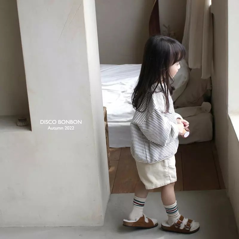 Disco Bonbon - Korean Children Fashion - #fashionkids - Stripes Sweatshirt - 12